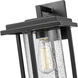 Adair 1 Light 14.13 inch Powder Coated Black Outdoor Wall Sconce